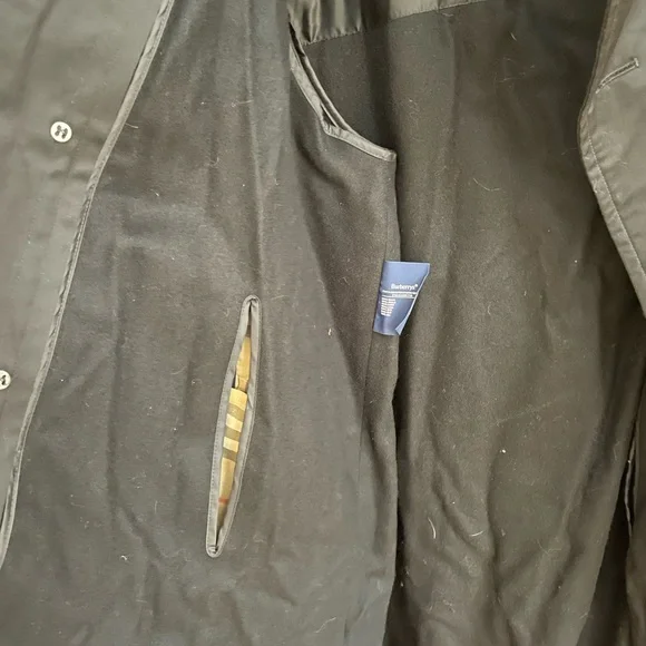 Burberry Men’s 2XL Double-Breasted Belted Long Trench Coat in Black - Picture 5 of 11